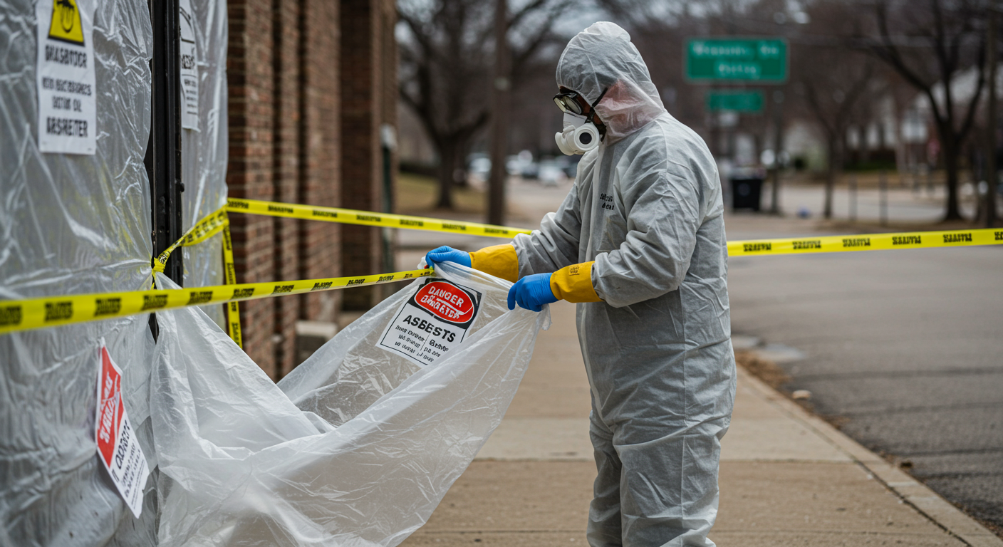 Professional Asbestos Removal in Action
