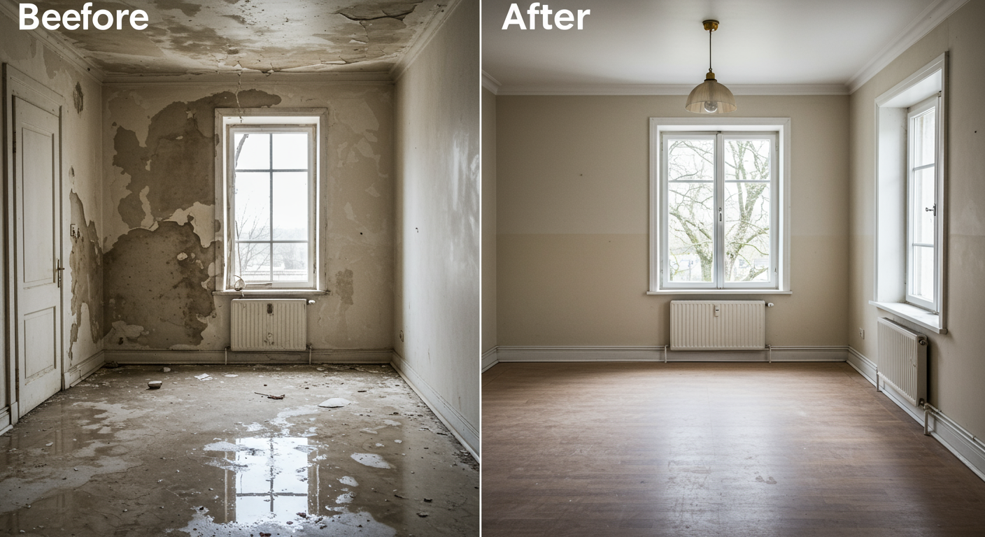 Water Cleanup Process in Tulsa