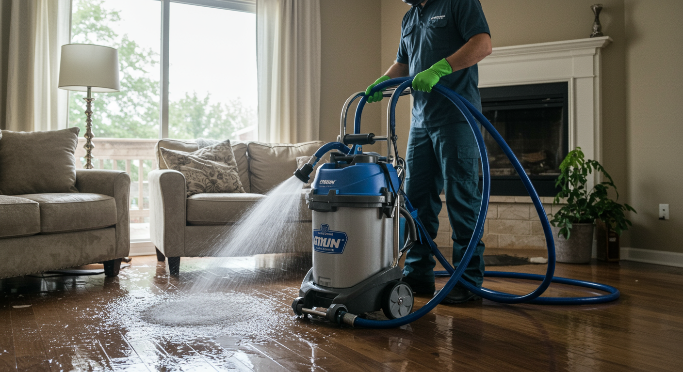 Emergency Water Cleanup in Action
