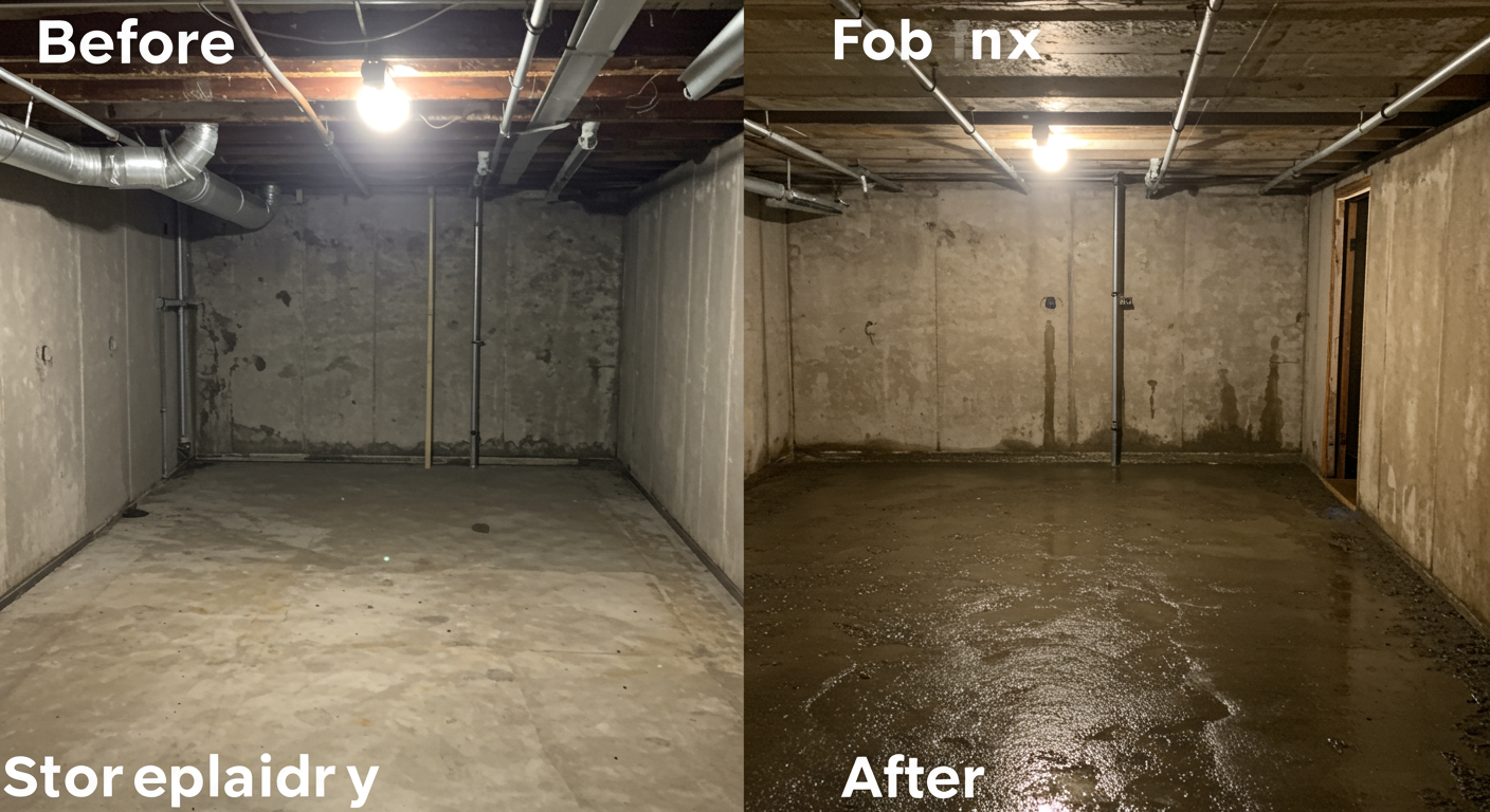 Crawl Space After Encapsulation